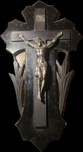 Crucifix mural bois - mural,