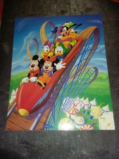 DISNEY Mickey Mouse ROLLER COASTER - AFFICHE / POSTER Plastifie - 51 x 41 cm