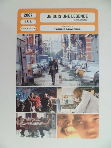 Carte fiche cinema 2007 - 2007, je