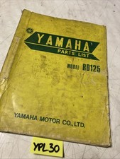 Yamaha RD125 liste catalogue