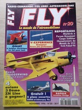 FLY Aéromodélisme magazine n°20; Plan Schwepsy et Bibus/ V-Expérience/ GNAT