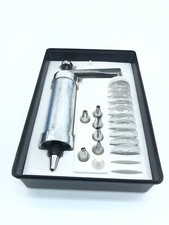 Ibili 792300 Pistolet à pâtisserie en aluminium, machine Churrera, ensemble d...