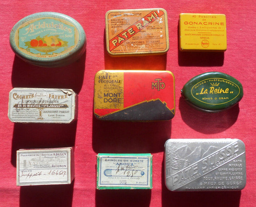Petit lot boites - de, 9