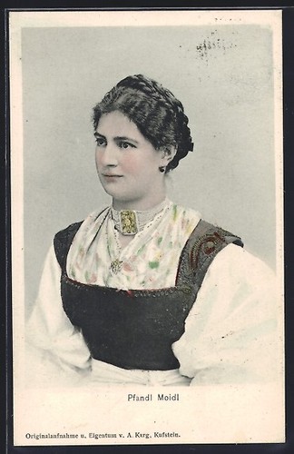 Carte postale pfandl moidl - pfandl, en