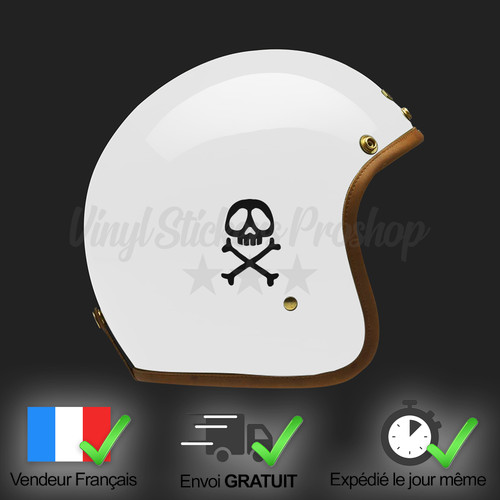 Sticker pirate skull - pirate, noir