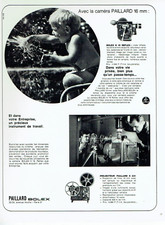 publicité Advertising 0423  1966   Paillard Bolex  caméra  projecteur