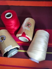 MERCERIE ANCIENNE - 1 cone de fil coton CABLE LOUIS D'OR