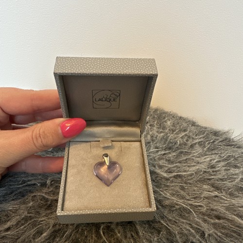 Pendentif cœur lalique - cœur,