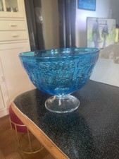 Coupe saladier verre bullé