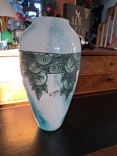 Grand vase art déco legras - art,
