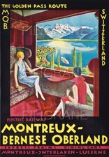 MOB TRAIN SUISSE Rrrb - POSTER