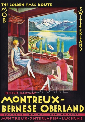 Mob train suisse rrrb poster - train,