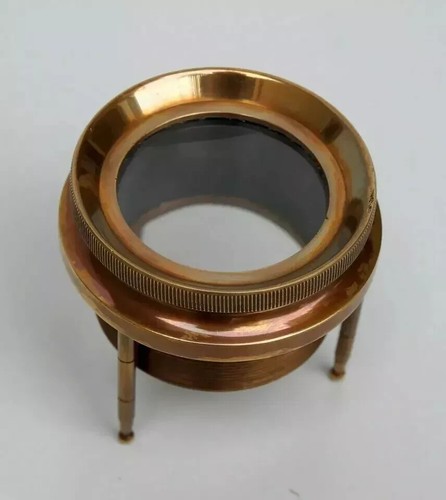 Trépied loupe verre laiton - loupe,