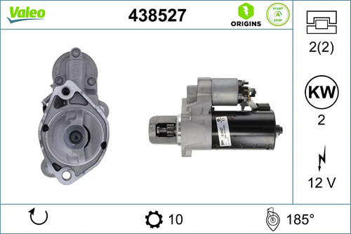 Démarreur valeo 438527 - valeo,