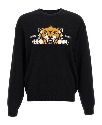 Kenzo pull laine brodé - kenzo,