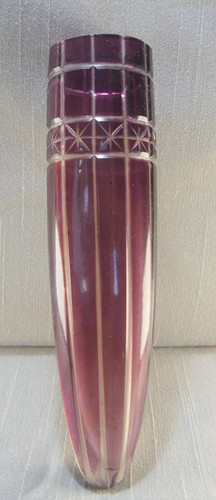 Vase voiture ancien cristal - vase, de