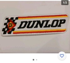 Patch Thermocollant Brodé Dunlop L 10cm H 3cm