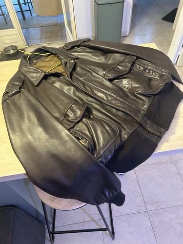 Veste vol cuir schott - de,