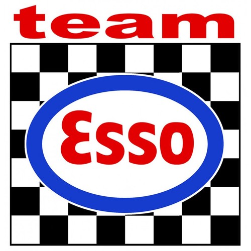 Esso team sticker vinyle - esso,