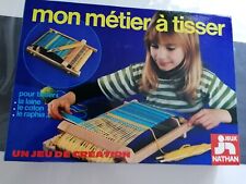 Mon métier à Tisser. Jeux NATHAN. 8 Ans. Pour tisser la laine le coton. 1977🧶🧶