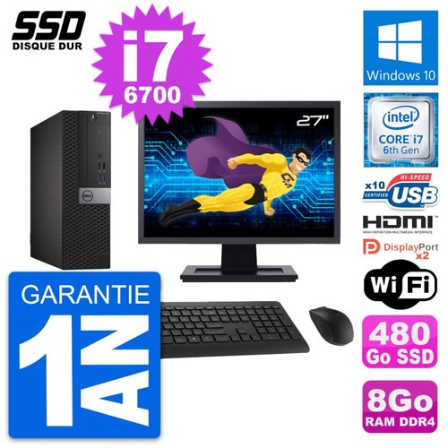 Dell 5050 sff ecran - pc, 27"