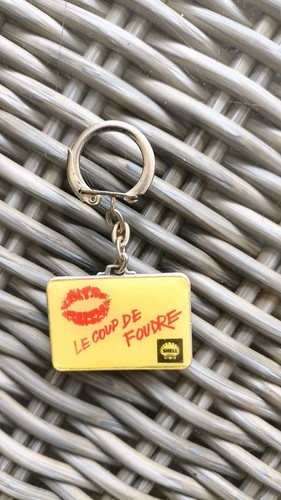 Vintage metal keyring 70s - keyring, it's
