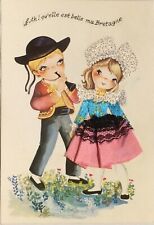 CPA HUMORISTIQUE BRODÉE MA