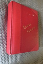 Ancien album rouge cartes