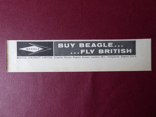 1962 1963 pub beagle aircraft - 1962-1963,