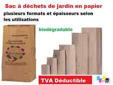 Sac déchets verts et organiques en papier kraft biodégradable compatible compost