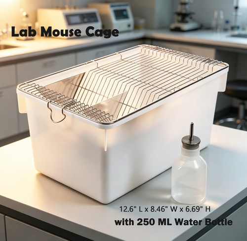10pcs lab mouse - mouse, cage