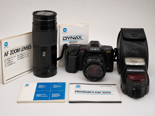 Minolta dynax 8000i 35mm af - 8000i, +