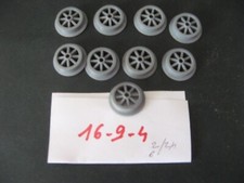 9 ROUES WAGONS HORNBY JEP ET AUTRES 1/43, 0  PLASTIQUE DIAM BANDAGE 2CM (16/9/4