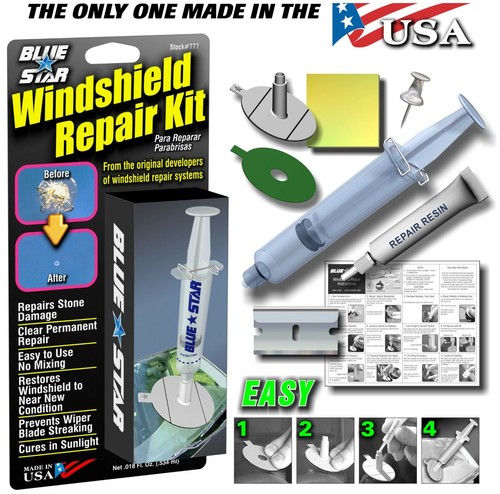 Blue star diy windshield glass - diy,