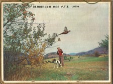 Calendrier Almanach PTT 1959