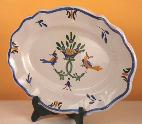 Xixe plat ovale - xixe, faïence