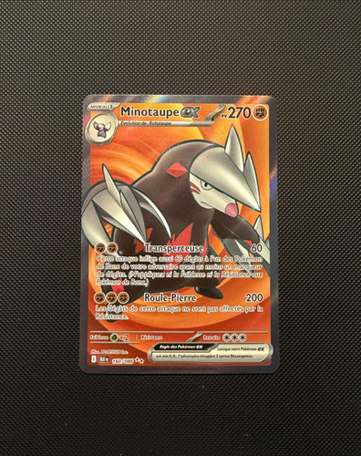 Carte pokémon minotaupe - pokémon, fr