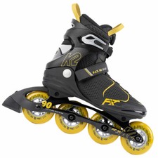 K2 Fit F. I. T.90 Boa Inline-Skates Rollers en Ligne Fitness 90mm/83A Grise /