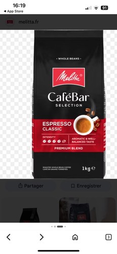 Café grains melitta espresso - grains,