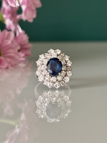 Bague marguerite carat - or, 18