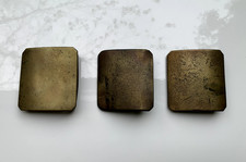 3 boucles française WW1. Bon etat. 3 Fabricants differents.