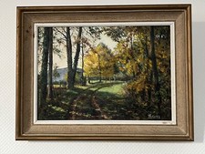Tableau paysage peinture huile - paysage,