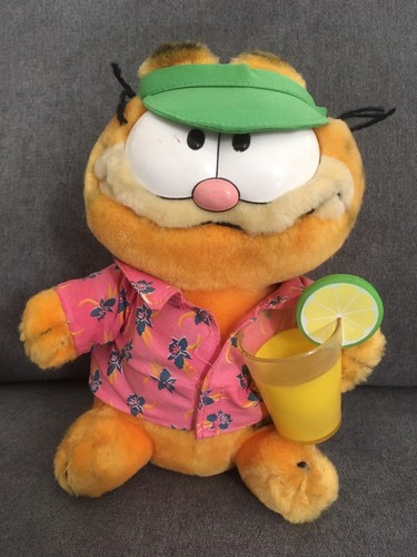 Peluche garfield vacances - peluche,