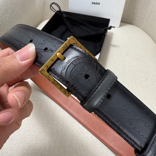 Berluti leather belt - leather,