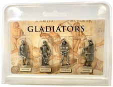 Set 4 Étain Romain Gladiateur