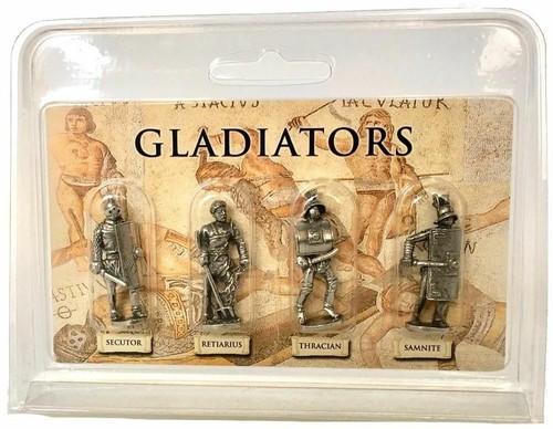 Set étain romain gladiateur - set,