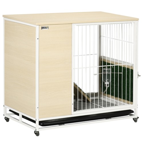 Pawhut cage lapin - pawhut, à