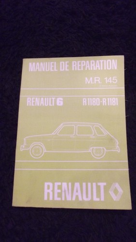 Manuel reparation renault 6 - manuel, de