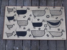 Ancienne TAPISSERIE TOILE