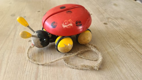Vintage jouet coccinelle - jouet,